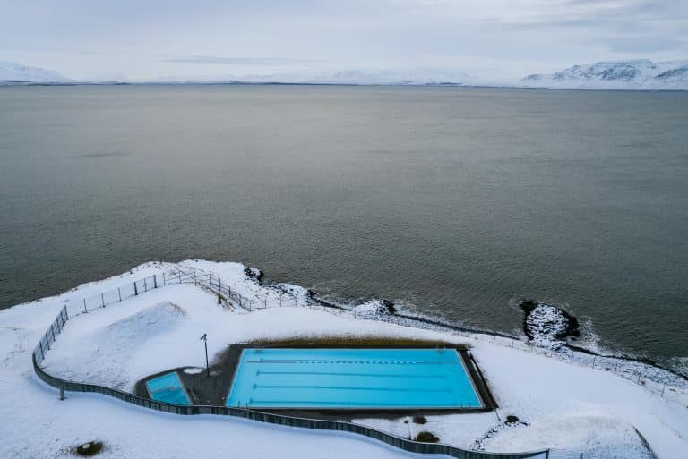 piscine en hiver