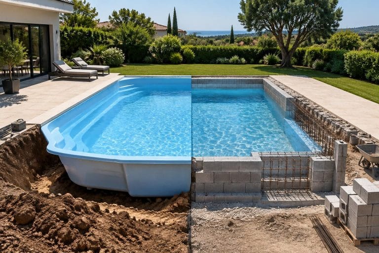 coque polyester ou piscine maçonnée : comparez les avantages, le coût, la durabilité et les contraintes de chaque solution pour faire le bon choix.